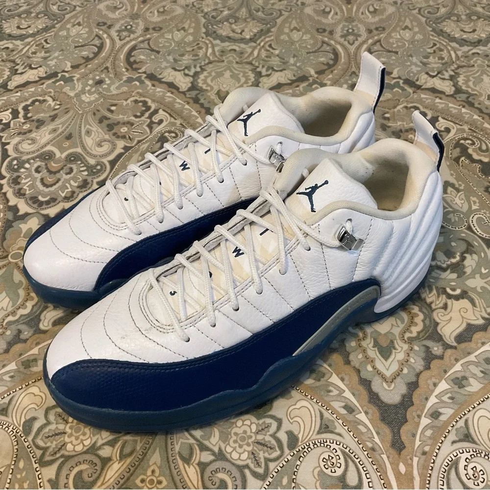 EUC Air Jordan XII Low Golf Shoes DH4120-101 Sz 10